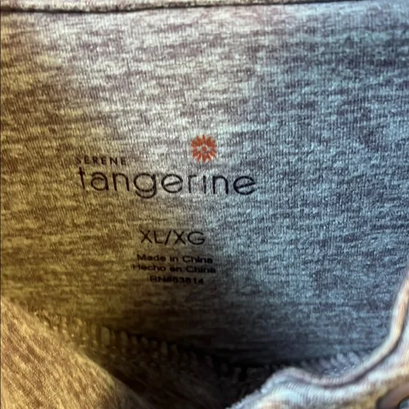 Tangerine Heathered Pullover - Picture 2 of 3